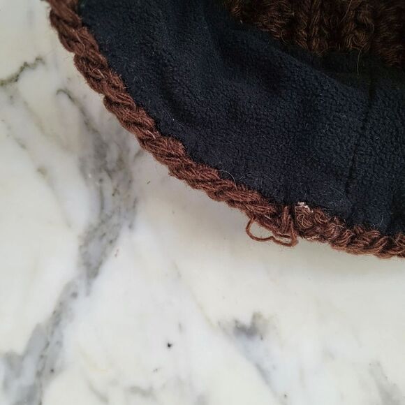 The North Face Wool Alpaca Blend Cable knit Beanie Hat Outdoor Hiking Unisex OS - Picture 4 of 7